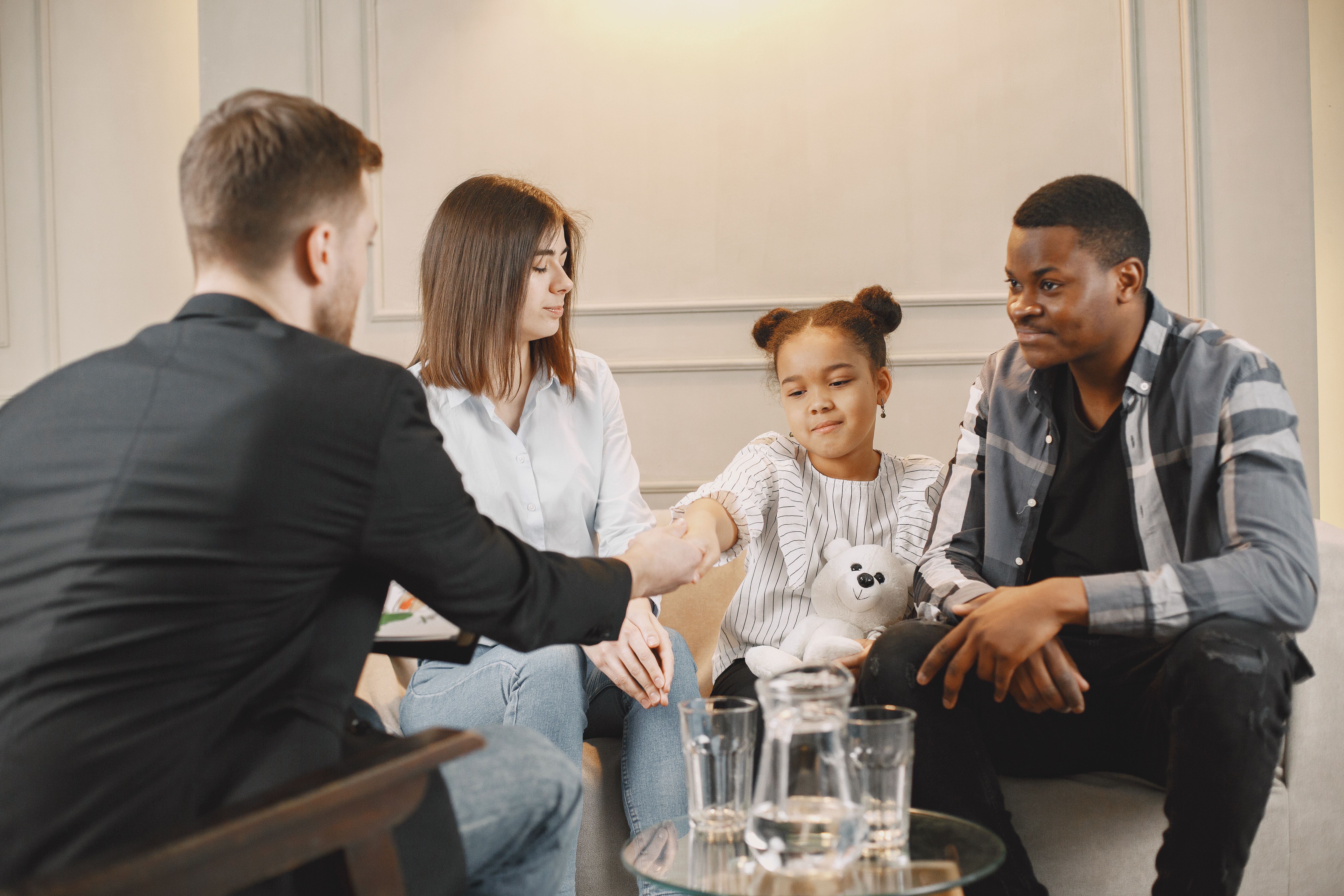 Family counseling session